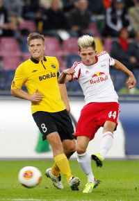 Anders Svensson (Elfsborg) und Kevin Kampl (RBS) (c) GEPA